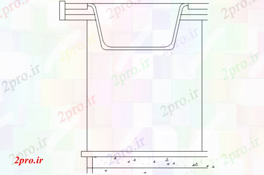 دانلود نقشه جزئیات طراحی ساخت آشپزخانه طراحی  دو بعدی  از آشپزخانه  سینک اتوکد (کد109002)
