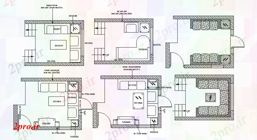 دانلود نقشه اتاق نشیمن ، حال ، پذیرایی اتاق نشیمن طراحی مبلمان 4 در 5 متر (کد109086)