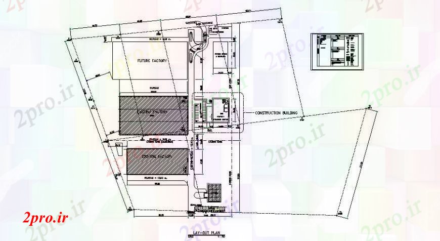 دانلود نقشه کارخانه صنعتی  ، کارگاه کارخانه با طرحی سایت غذاخوری طرحی  (کد109129)