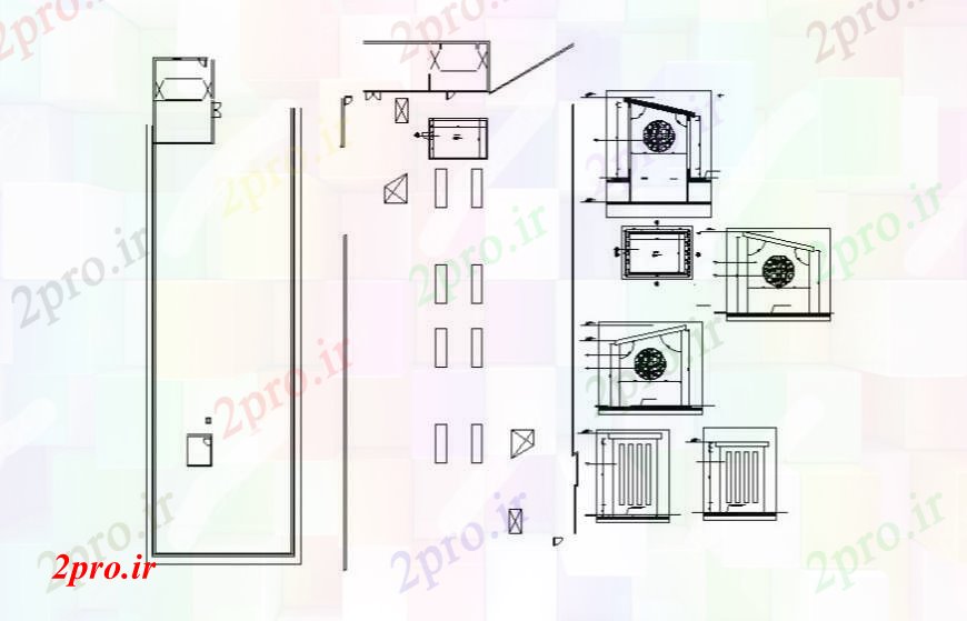 دانلود نقشه  ساختمان دولتی ، سازمانی باد برج طبقات ساختمان  طرح (کد109361)