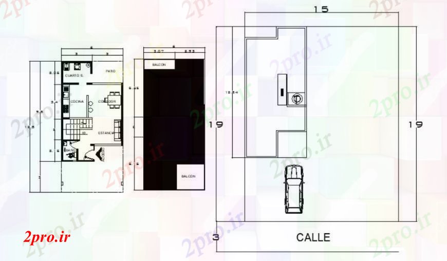 دانلود نقشه مسکونی  ، ویلایی ، آپارتمان  خانه دو بعدی  کف نظر طرحی    (کد109403)