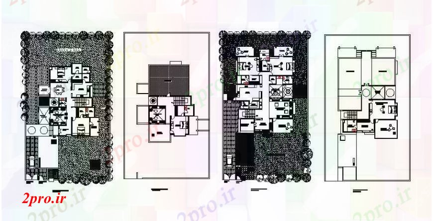 دانلود نقشه مسکونی  ، ویلایی ، آپارتمان  طراحی خانه مسکونی با مبلمان  (کد109441)