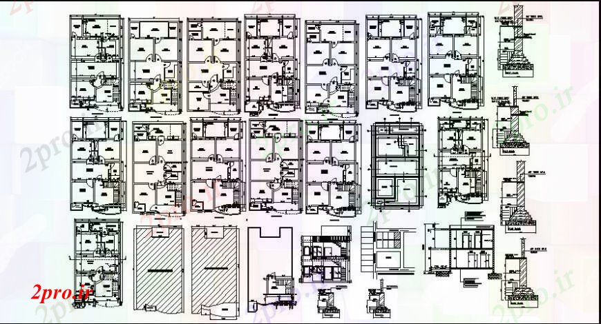 دانلود نقشه مسکونی  ، ویلایی ، آپارتمان  مبلمان معماری مدل طرحی جزئیات (کد109578)