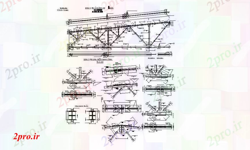 دانلود نقشه طراحی جزئیات ساختار سقف تمام بخش و ساخت و ساز طرفه  (کد109905)