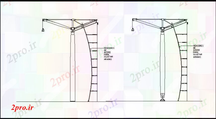 دانلود نقشه طراحی جزئیات ساختار ستون پروژه ساخت و ساز دو بعدی  جزئیات (کد109936)