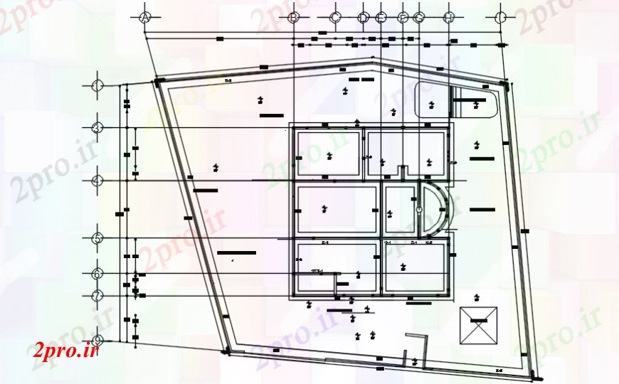 دانلود نقشه طراحی جزئیات ساختار مسکونی کف خانه طرحی فریم  ساختار طراحی جزئیات (کد110099)