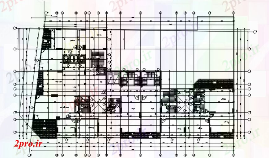 دانلود نقشه حمام مستر آپارتمان طبقات ساختمان طرحی و خدمات بهداشتی  (کد110106)