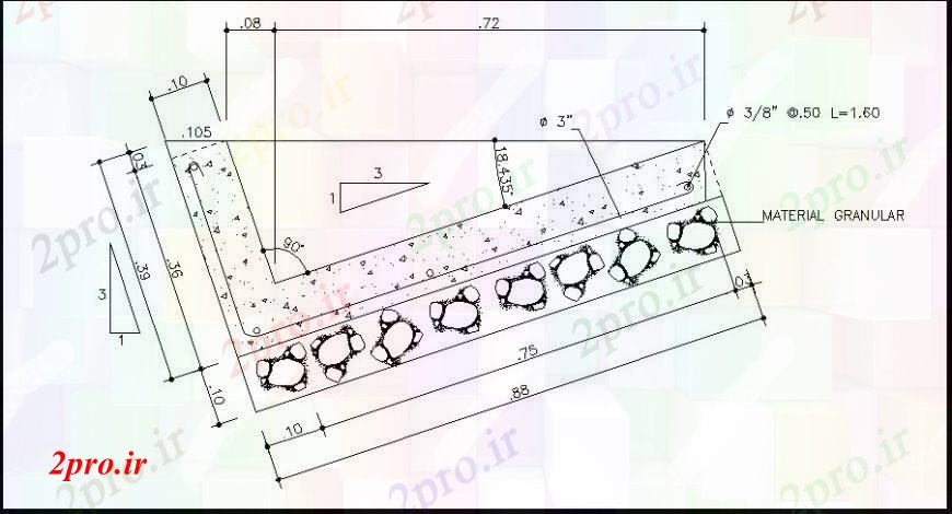 دانلود نقشه جزئیات ساخت و ساز جزئیات ساخت و ساز مدل  بالای صفحه  (کد110164)