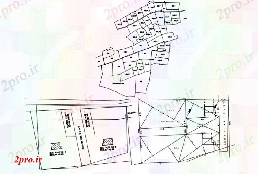 دانلود نقشه جزئیات پروژه های معماری عمومی نقشه محل سکونت و خانه های مسکونی سایت طرحی  جزئیات طراحی  (کد110195)