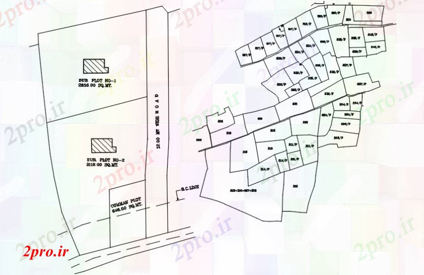 دانلود نقشه جزئیات پروژه های معماری عمومی توطئه تعداد و طرحی سایت طراحی جزئیات مسکن مستعمره (کد110203)