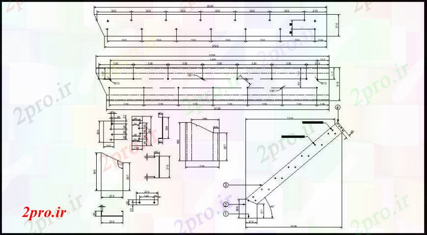 دانلود نقشه جزئیات ساخت و ساز پروژه های ساختمانی جبهه وال (کد110227)