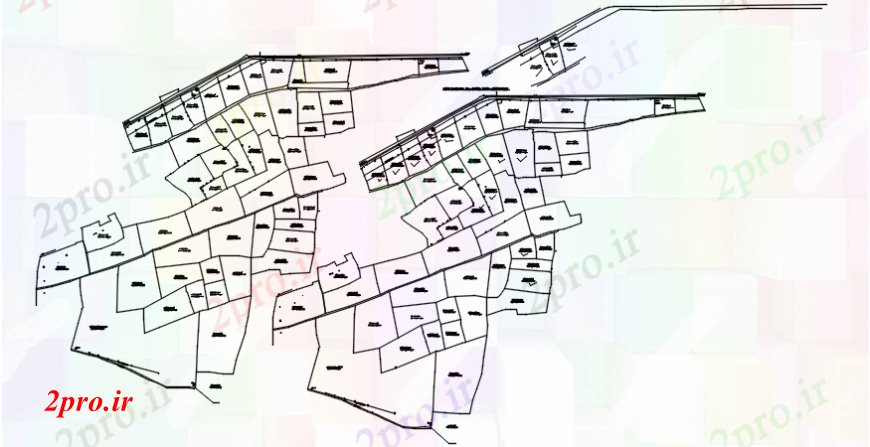دانلود نقشه جزئیات پروژه های معماری عمومی طرحی سایت و توطئه جزئیات طراحی از بلوک های آپارتمان  ی  (کد110280)