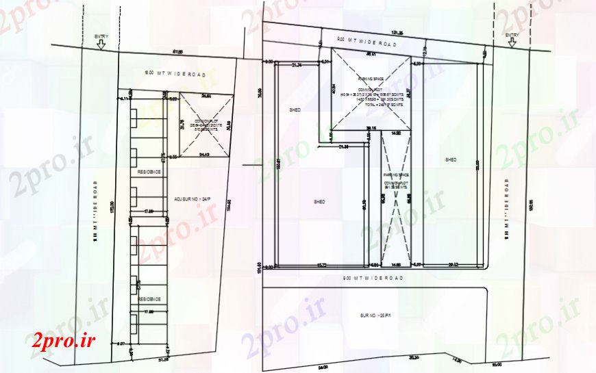 دانلود نقشه مسکونی  ، ویلایی ، آپارتمان  وجود اقامت طرحی سایت طرح (کد110298)