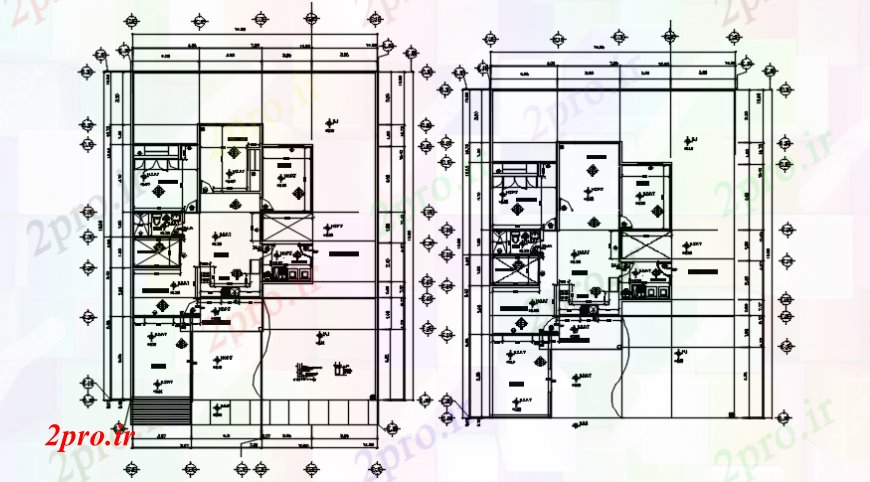 دانلود نقشه مسکونی  ، ویلایی ، آپارتمان    از طراحی های کار از یک خانه مسکونی (کد110429)