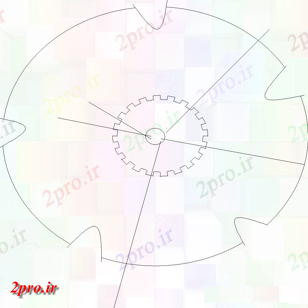 دانلود نقشه درختان و گیاهان یک درخت بلوک بالای صفحه  کارخانه نما جزئیات  (کد110497)