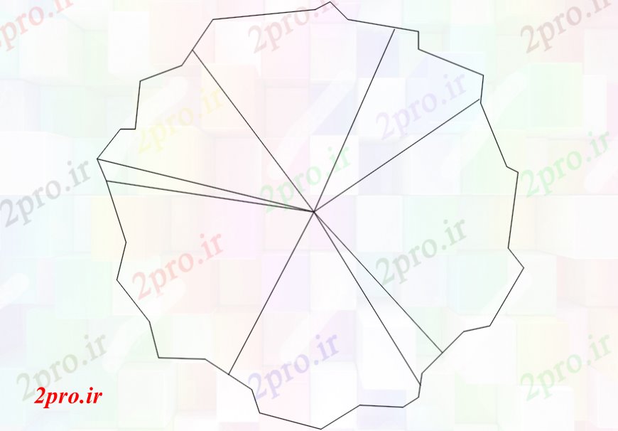 دانلود نقشه درختان و گیاهان گیاه درخت کوچک بلوک های تزئینی طراحی جزئیات  (کد110521)