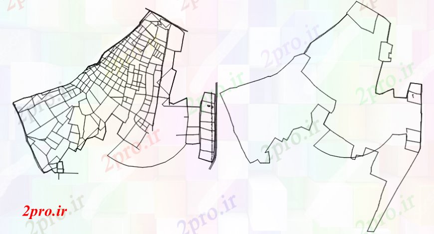 دانلود نقشه جزئیات پروژه های معماری عمومی مسکونی خانه های سایت طرحی و توطئه  (کد110661)