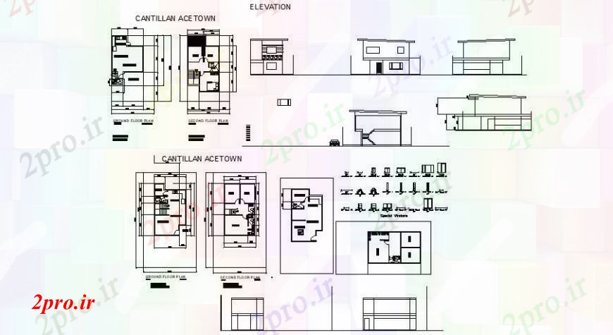 دانلود نقشه مسکونی  ، ویلایی ، آپارتمان  واحد مسکونی جزئیات  دو بعدی     اتوکد (کد110765)