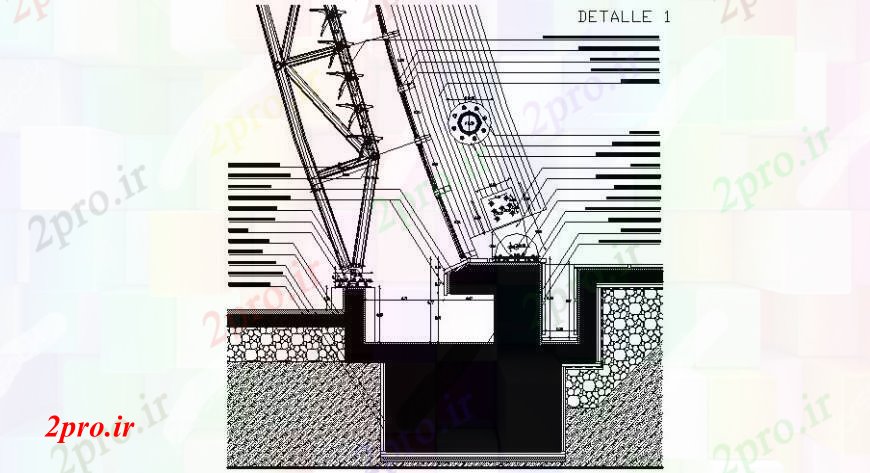 دانلود نقشه جزئیات ساخت و ساز بام اتصالات سازه    جزئیات دو بعدی  اتوکد (کد110774)