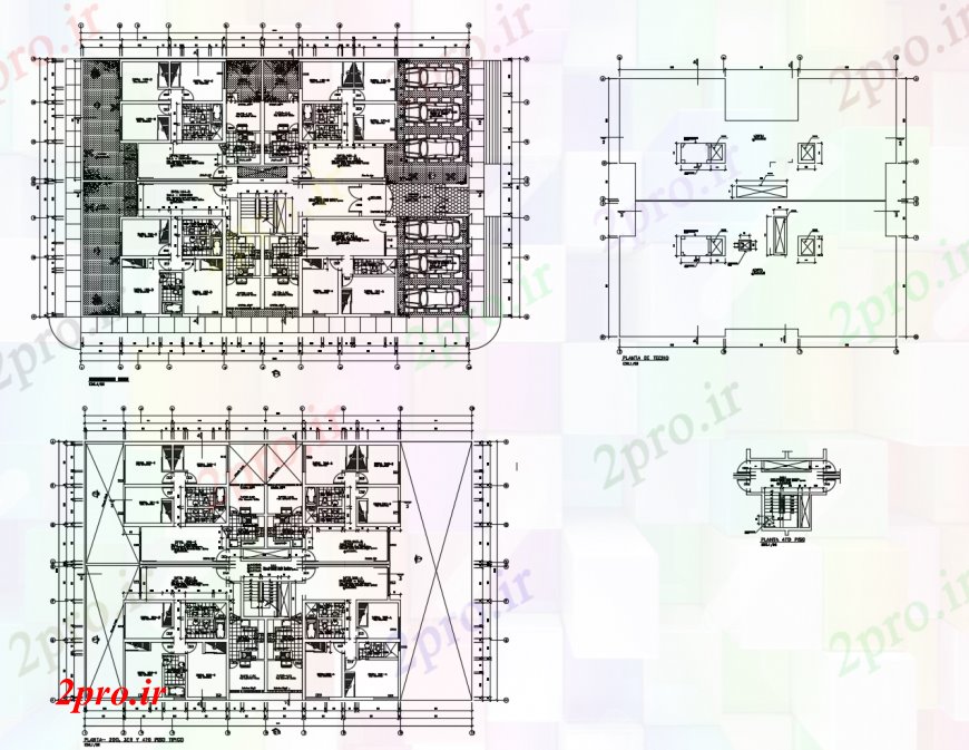 دانلود نقشه مسکونی  ، ویلایی ، آپارتمان  طرحی طبقه خانه در   خودکار (کد110851)