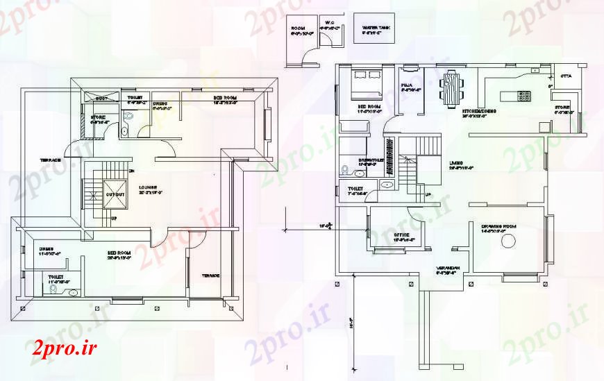 دانلود نقشه مسکونی  ، ویلایی ، آپارتمان  طرحی مسکن در   خودکار (کد110997)