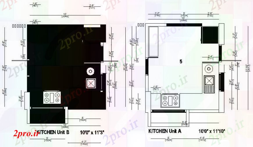 دانلود نقشه جزئیات طراحی ساخت آشپزخانه آشپزخانه سایبان جزئیات طرحی کار  دو بعدی   (کد111039)