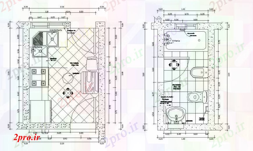 دانلود نقشه آشپزخانه طرحی آشپزخانه در   خودکار (کد111064)