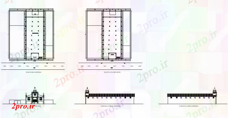 دانلود نقشه جزئیات ساخت و ساز مرکب نما جزئیات دیوار و طرحی دو بعدی 33 در 36 متر (کد111514)