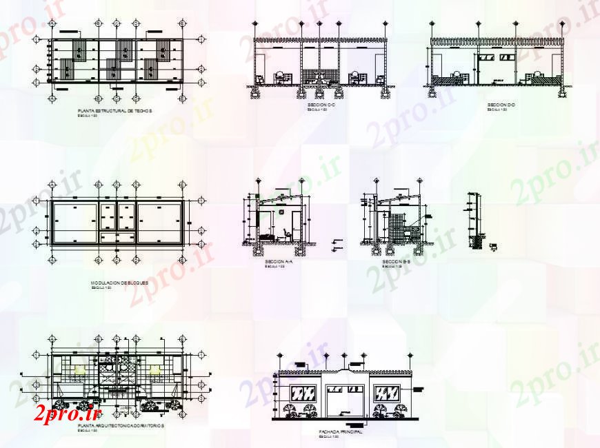 دانلود نقشه حمام مستر اتاق خواب و منطقه لباسشویی طرحی و نما (کد111736)