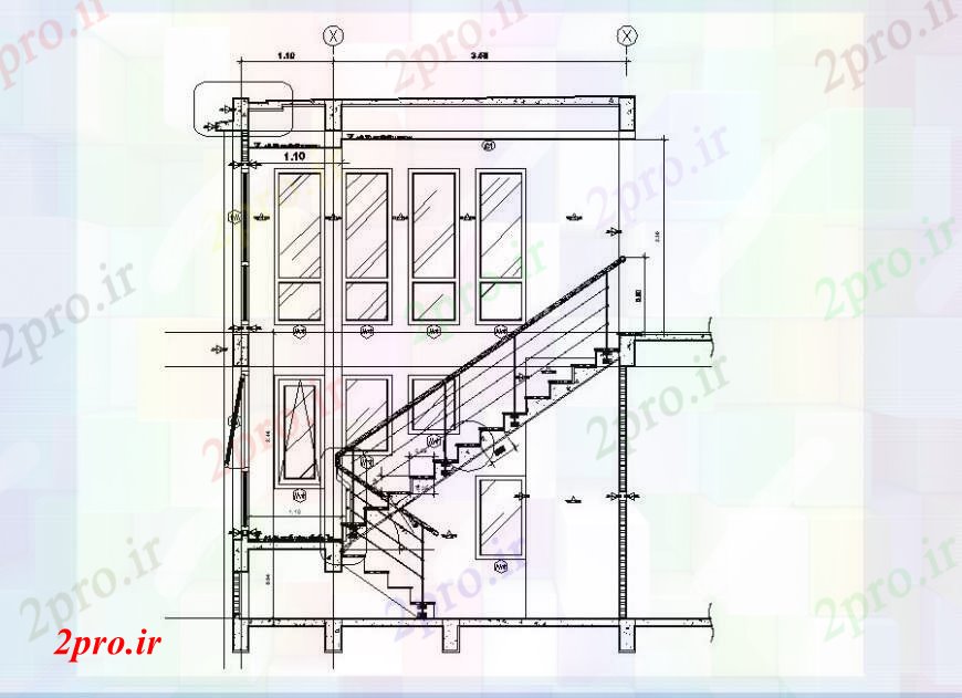 دانلود نقشه مسکونی  ، ویلایی ، آپارتمان  به طرف خانه به   خودکار (کد111837)