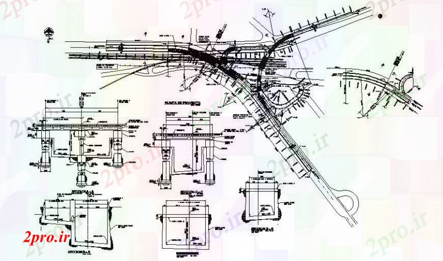 دانلود نقشه جزئیات جاده سازی سعادتآباد عبور طراحی جزئیات دو بعدی    طرح (کد111952)