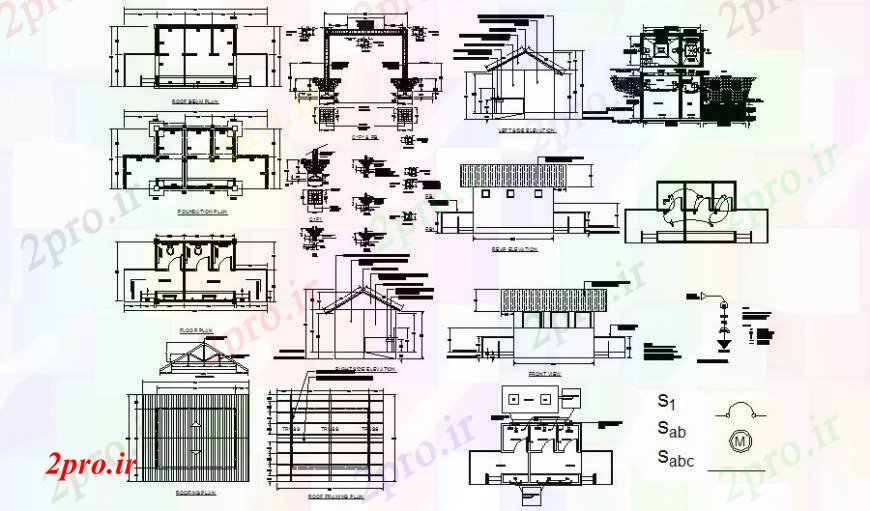 دانلود نقشه حمام مستر طراحی جزئیات طراحی توالت طرحی نما  دو بعدی  و بخش  (کد112029)