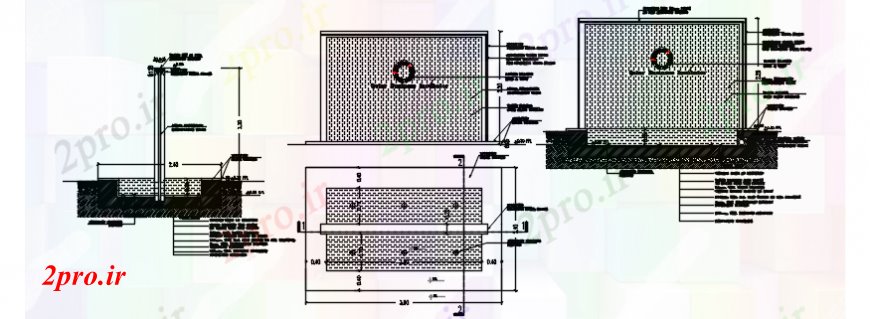 دانلود نقشه جزئیات ستون دیوار و ستون جزئیات پایه و اساس با  ساخت و ساز در   خودکار (کد112153)