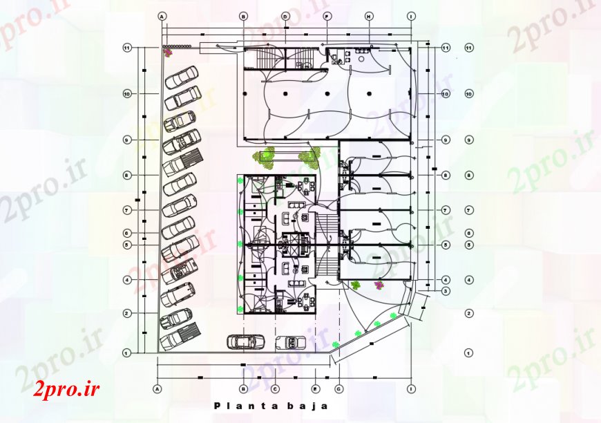 دانلود نقشه برق مسکونی طرحی خانه برق طراحی دراز کردن 21 در 32 متر (کد112221)