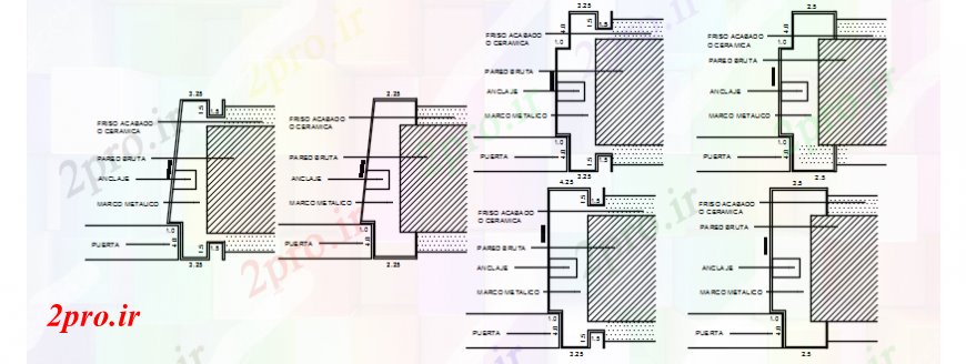 دانلود نقشه قالب اسکلت فلزی  قاب سازه های فلزی ساخت و ساز در   خودکار (کد112297)