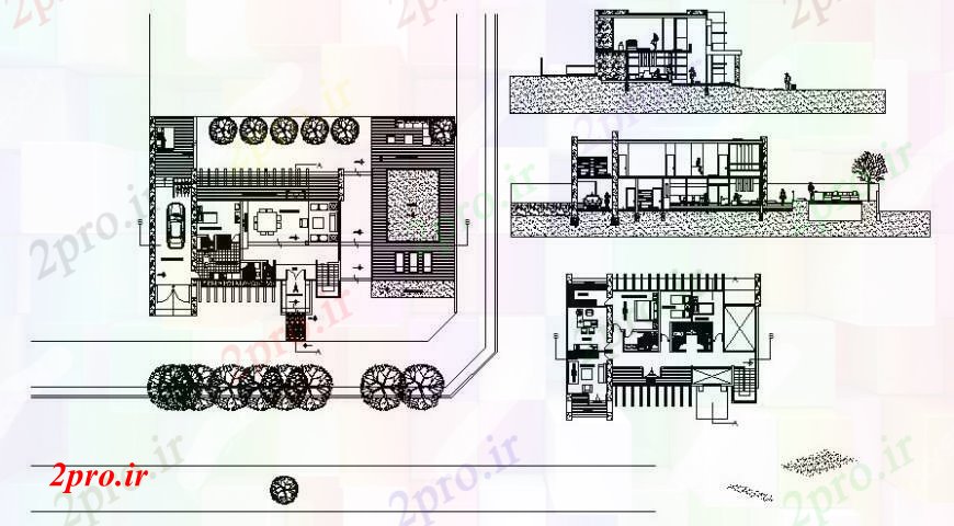 دانلود نقشه مسکونی  ، ویلایی ، آپارتمان  مسکن مسکونی نقشه های ویلا انواع برنامه ریزی و بخش  (کد112535)