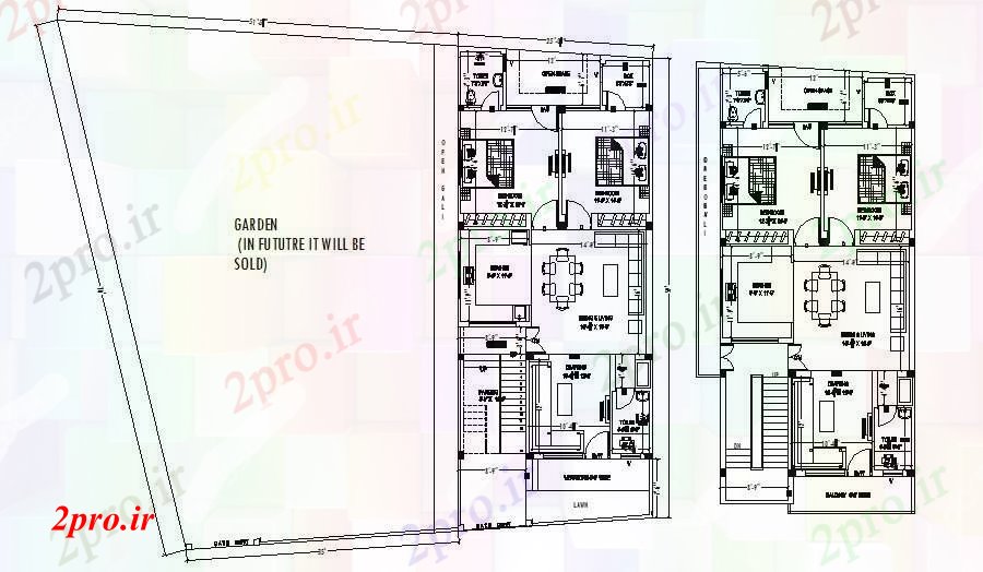 دانلود نقشه مسکونی ، ویلایی ، آپارتمان طرحی مجلس 7 در 15 متر (کد112799)