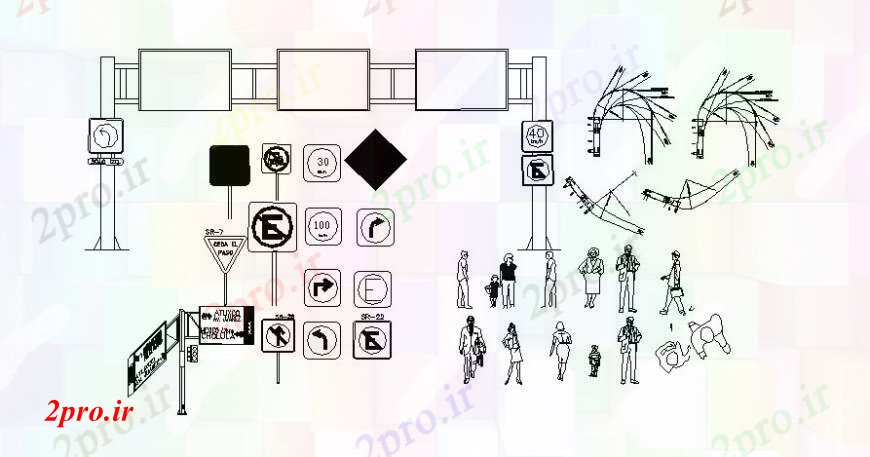 دانلود نقشه بلوک ، آرام ، نماد آرم و نماد بسیاری از بلوک (کد112939)