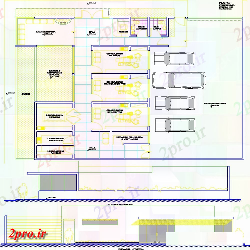 دانلود نقشه جزئیات و فضای داخلی شرکت  طرحی جزئیات معماری دفتر (کد113201)