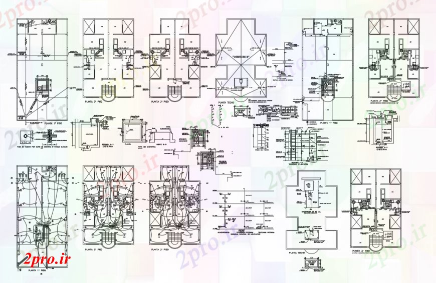 دانلود نقشه اتوماسیون و نقشه های برق طراحی برق و خودکار از هتل بنایی کف  (کد113441)