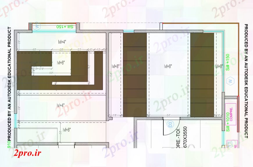 دانلود نقشه طراحی جزئیات ساختار نهایی فریم کف ساختار طراحی جزئیات از خانه (کد113460)