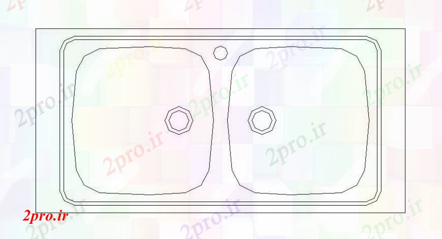 دانلود نقشه طراحی مبلمان آشپزخانه دو طراحی سینک جزئیات آشپزخانه واحد های اتوماسیون   اتوکد (کد113569)