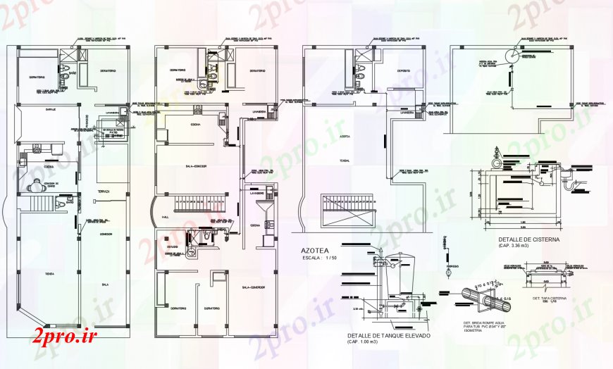 دانلود نقشه مسکونی  ، ویلایی ، آپارتمان  جزئیات توزیع طرحی طبقه خانه با  نصب و راه اندازی لوله کشی طراحی جزئیات  (کد113636)