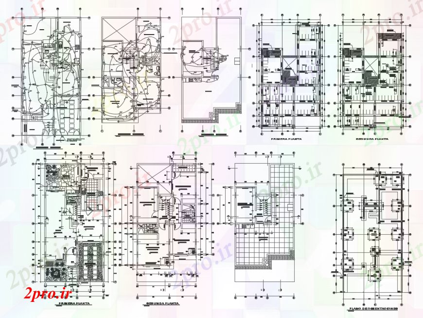 دانلود نقشه مسکونی ، ویلایی ، آپارتمان مسکونی طرحی خانه پایه و اساس، طرحی طبقه، نصب و راه اندازی برقی و خودکار 7 در 13 متر (کد113731)