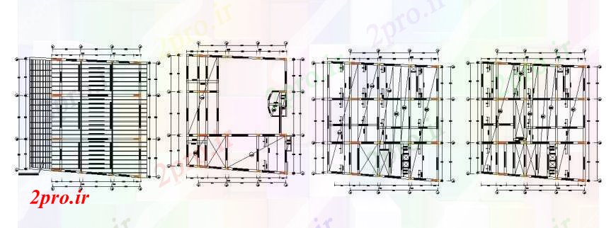 دانلود نقشه طراحی جزئیات ساختار برنامه ریزی برنامه پرتو و طرحی پوشش طراحی جزئیات ساخت (کد113792)