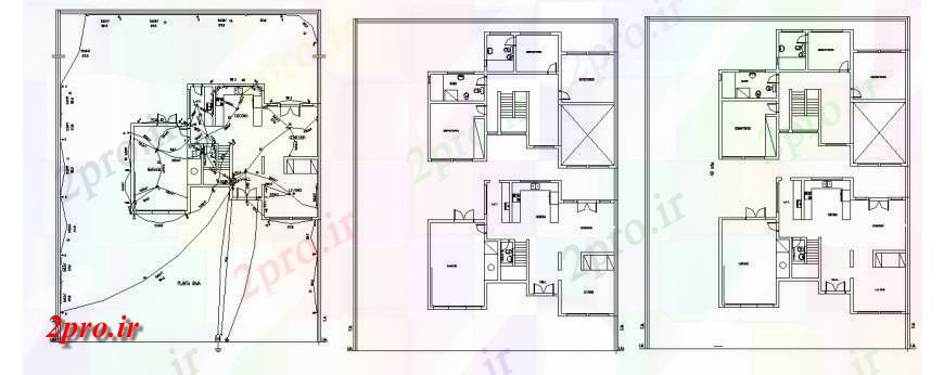 دانلود نقشه مسکونی ، ویلایی ، آپارتمان نصب و راه اندازی لوله کشی و طراحی های الکتریکی طراحی جزئیات از خانه 10 در 14 متر (کد113920)