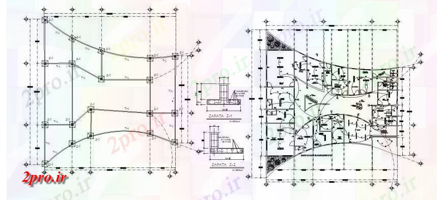 دانلود نقشه بیمارستان - درمانگاه - کلینیک طرحی پایه طبقه بیمارستان عمومی و طرحی های الکتریکی طراحی جزئیات 27 در 30 متر (کد114019)