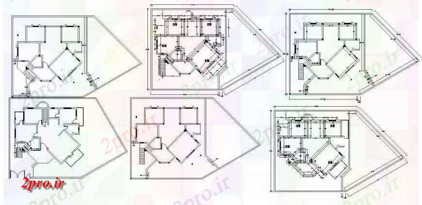 دانلود نقشه مسکونی  ، ویلایی ، آپارتمان  چند سطح کف ساختمان آپارتمان   فریم طرحی  ساختار طراحی جزئیات  (کد114376)