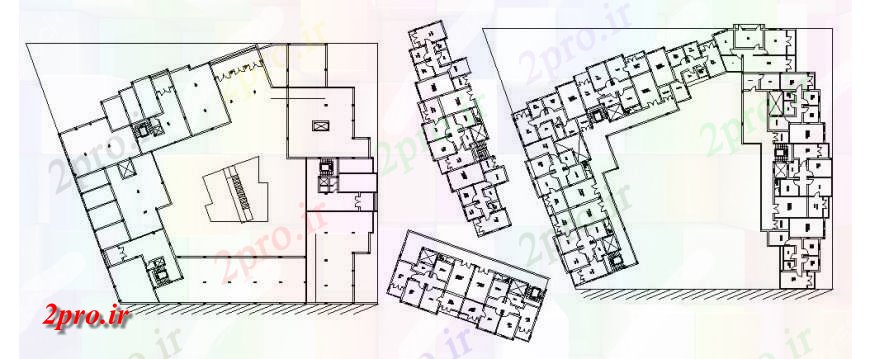 دانلود نقشه مسکونی  ، ویلایی ، آپارتمان  نخست توزیع کف جزئیات طرحی از آپارتمان   چند آشنا ساخت (کد114629)