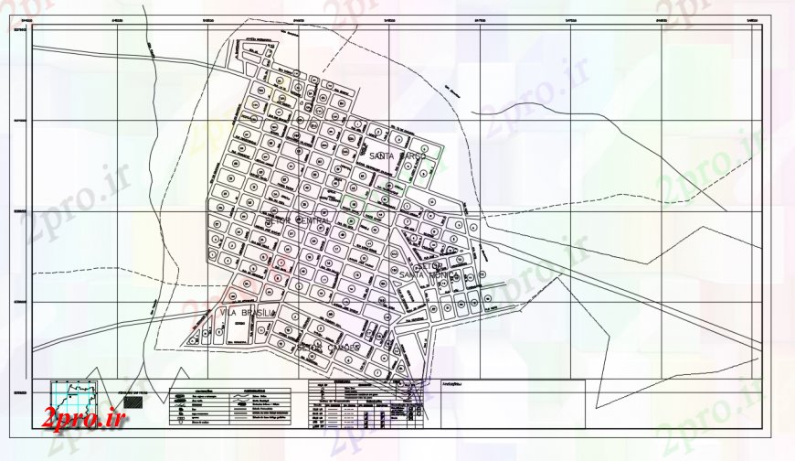 دانلود نقشه برنامه ریزی شهری جامعه های کلیدی طرحی دراز کردن طراحی (کد114653)